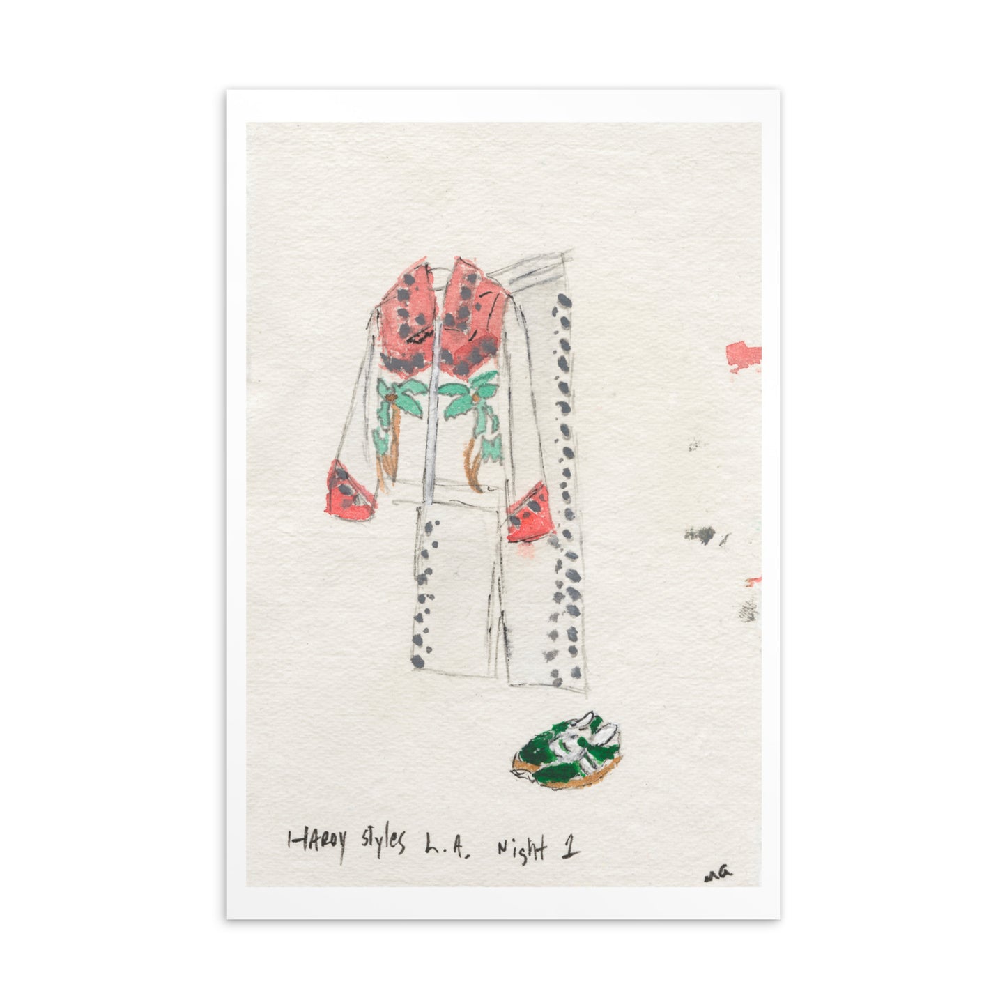 Harry Styles Night 1 LA - 4x6"