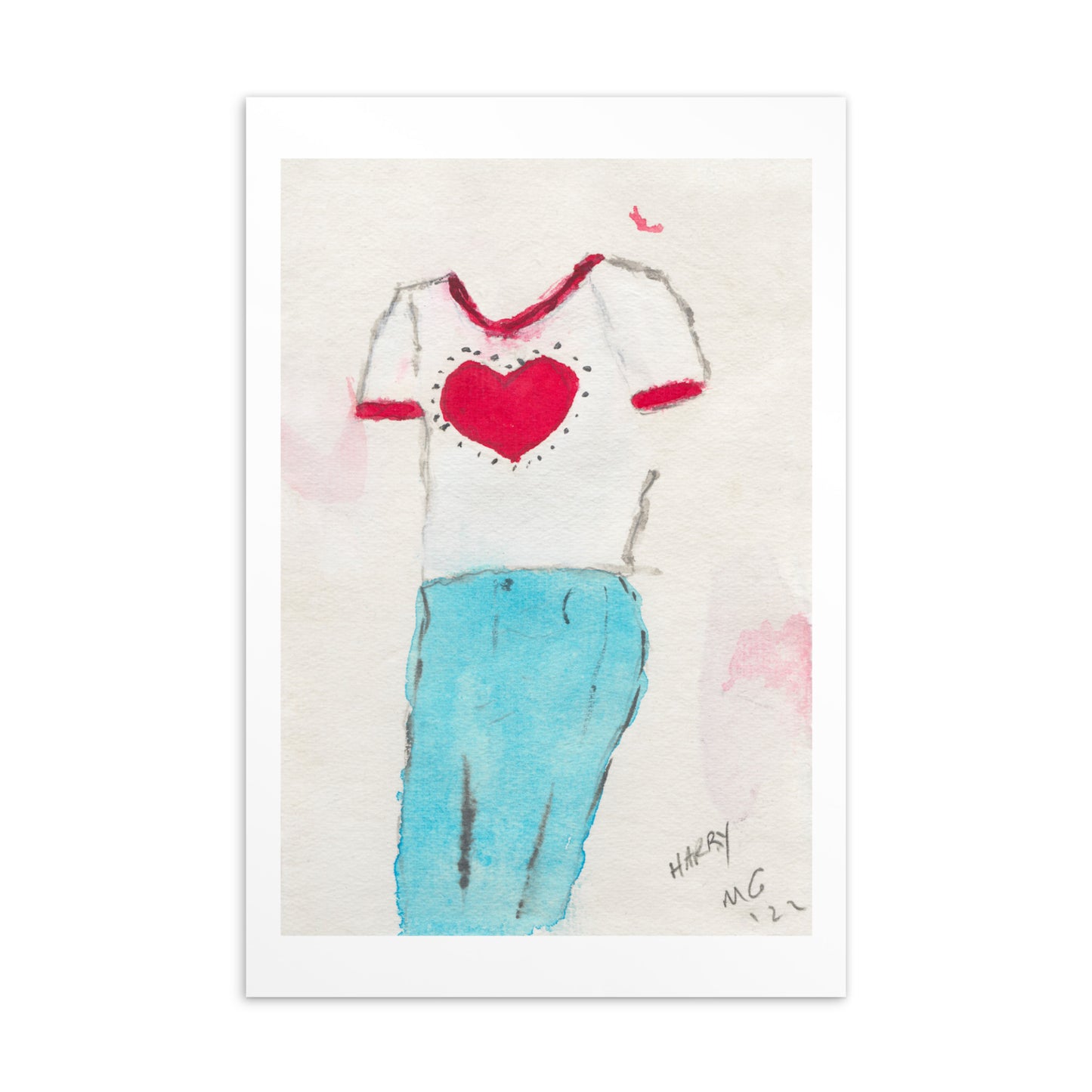 Harry Styles "Number 1" - 4x6"