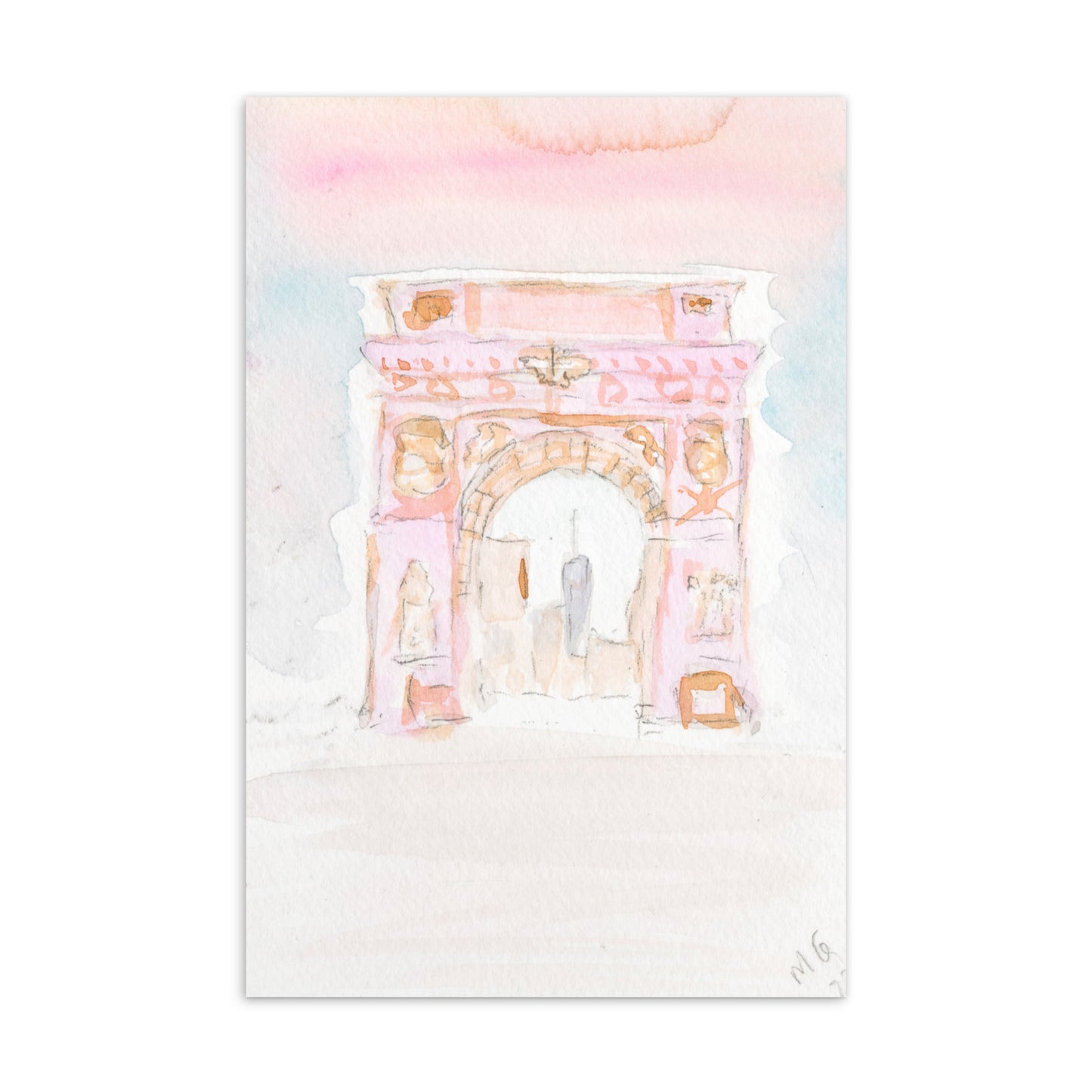 Washington Square Park- 4x6"