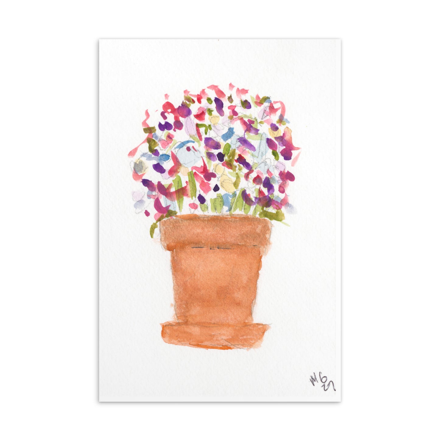 Terracotta plant- 4x6"